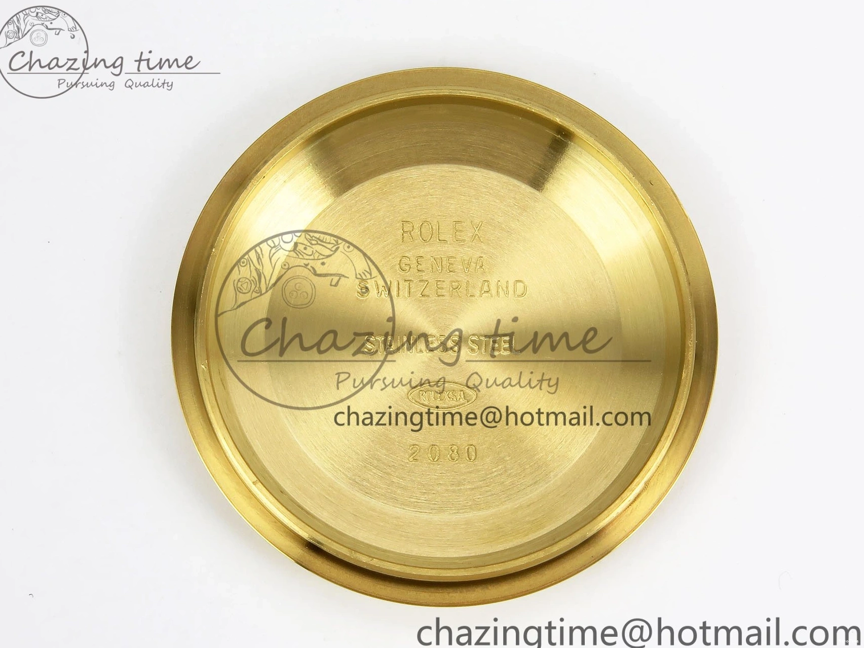 MiroTime 0121 WaterResistant Day Date 36 YG RAF 1:1 Best Edition Brown Oman Dial Diamonds Bezel on YG Bracelet A 1518